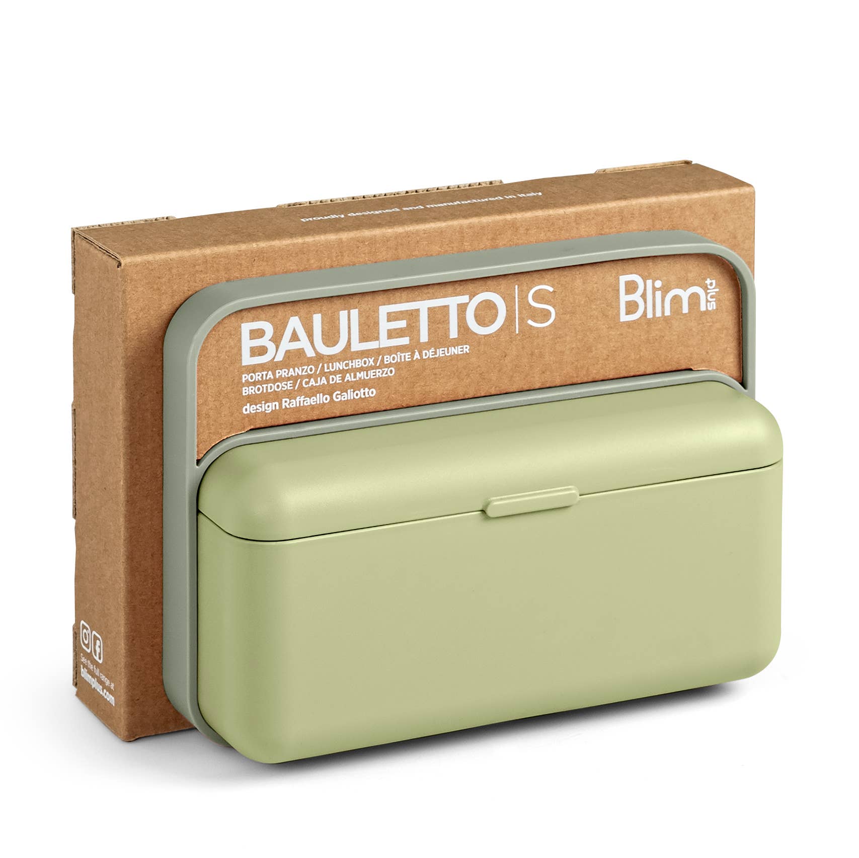 Lunchbox Bauletto – Lunchbox in 2 Größen mit Trenner und Handyhalter