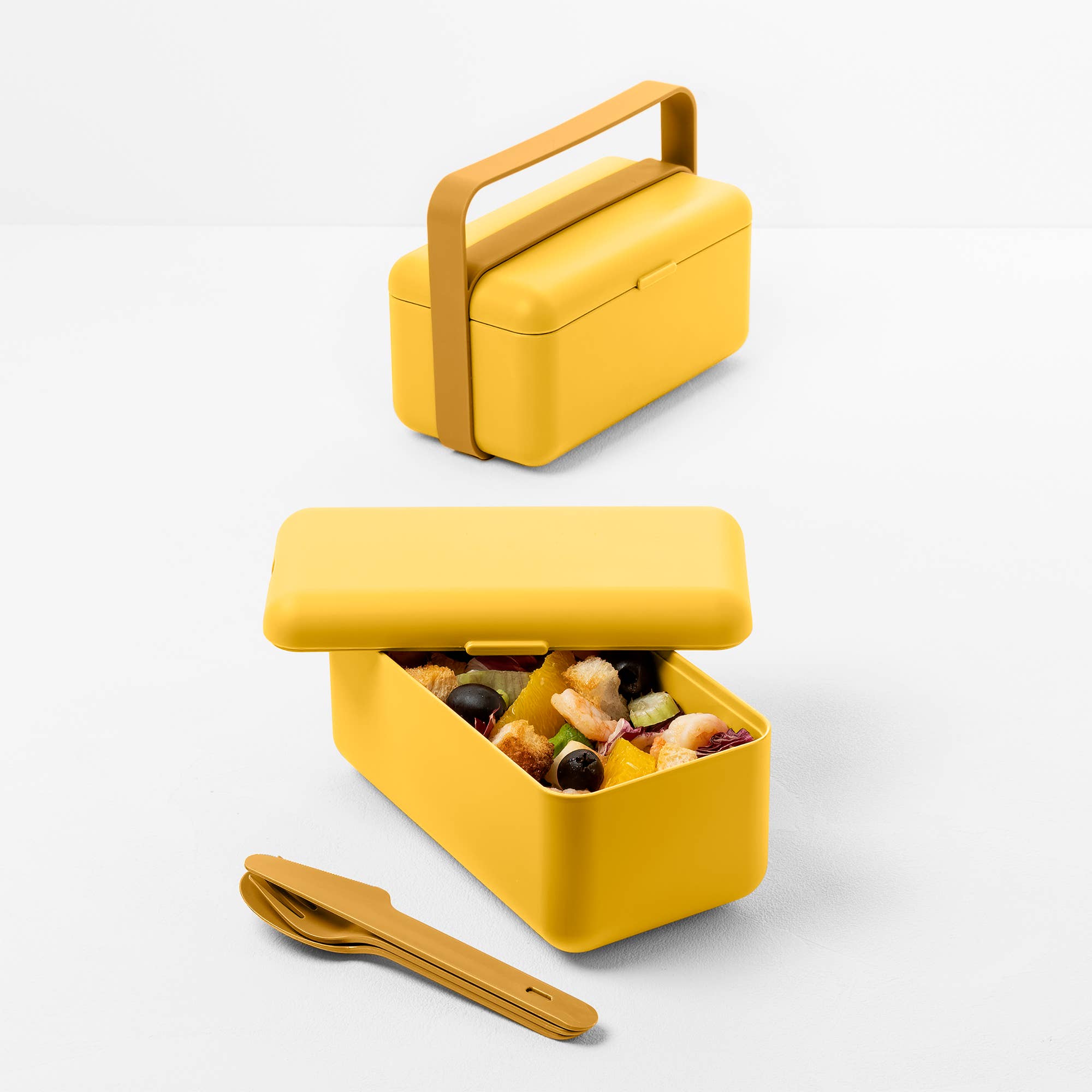 Lunchbox Bauletto – Lunchbox in 2 Größen mit Trenner und Handyhalter