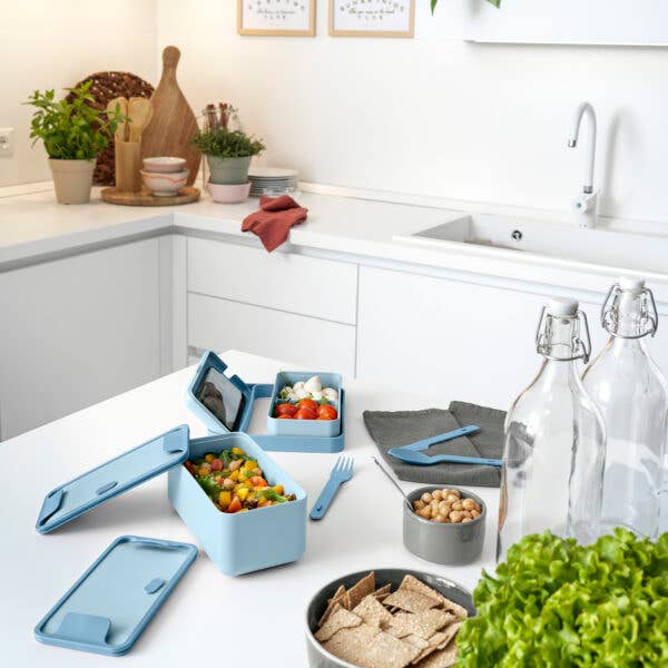 Lunchbox Bauletto – Lunchbox in 2 Größen mit Trenner und Handyhalter