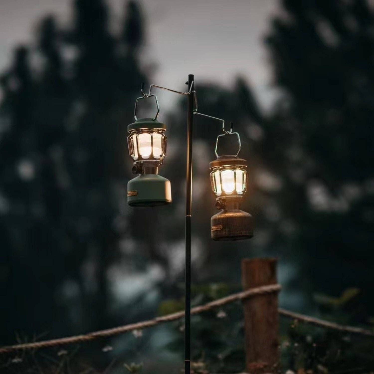 Hurricane Laterne von Lovork – verstellbare Helligkeit, innovative Brennfunktion