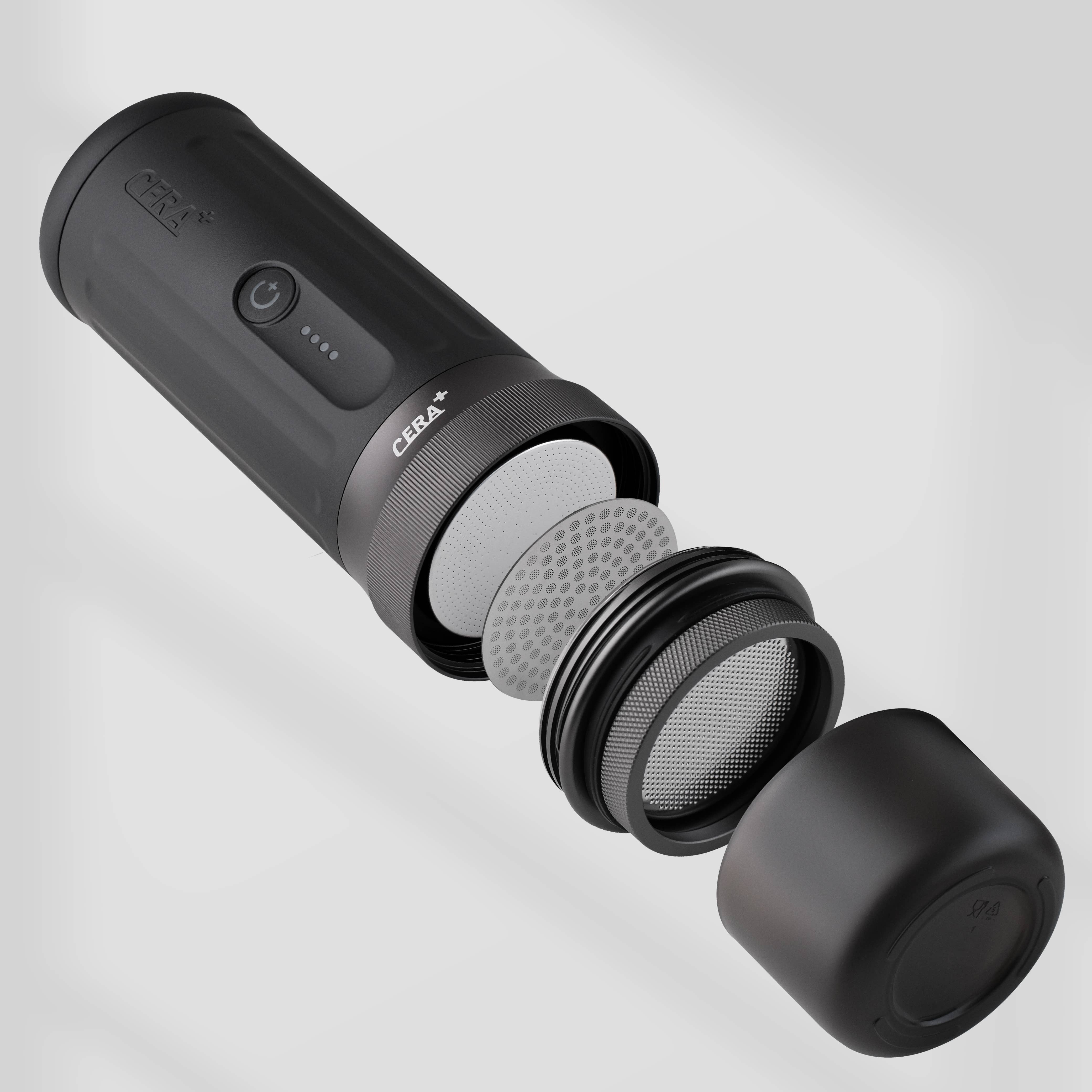 Ceramax - smarte tragbare Espressomaschine - App-Steuerung