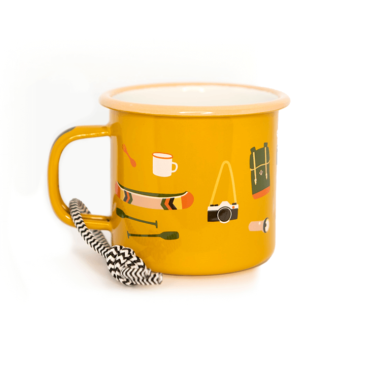 Emaille Tasse Camp Stuff