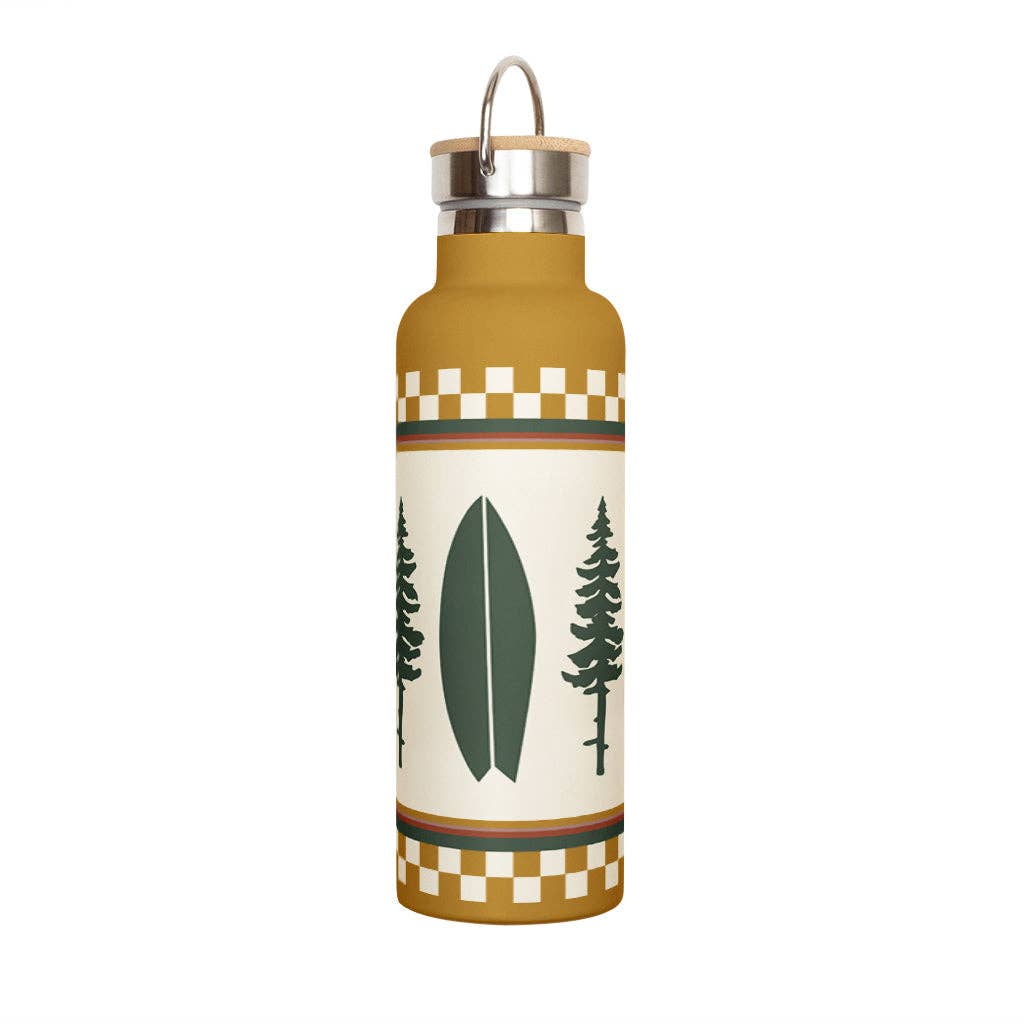 Isolierte Flasche Boards & Trees